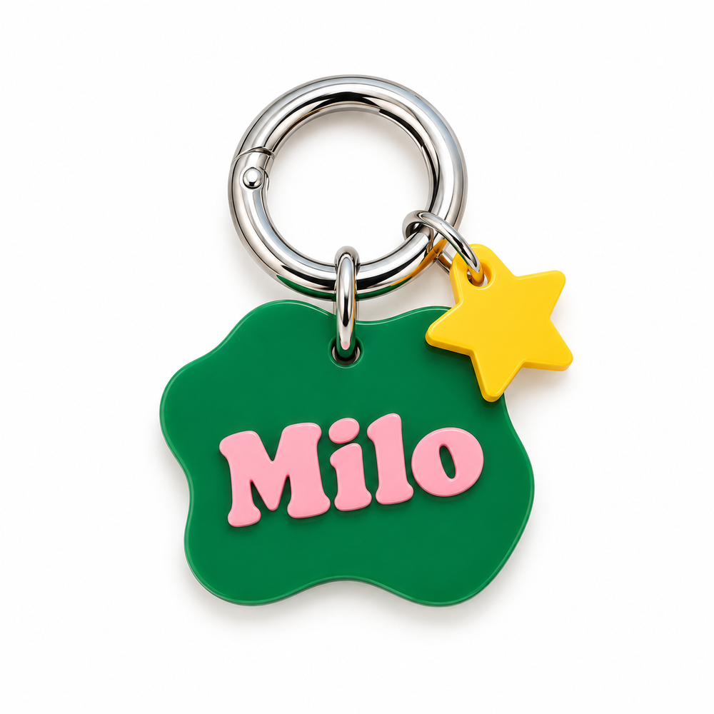 Crumpaw CharmPup Personalised Acrylic Pet Tag