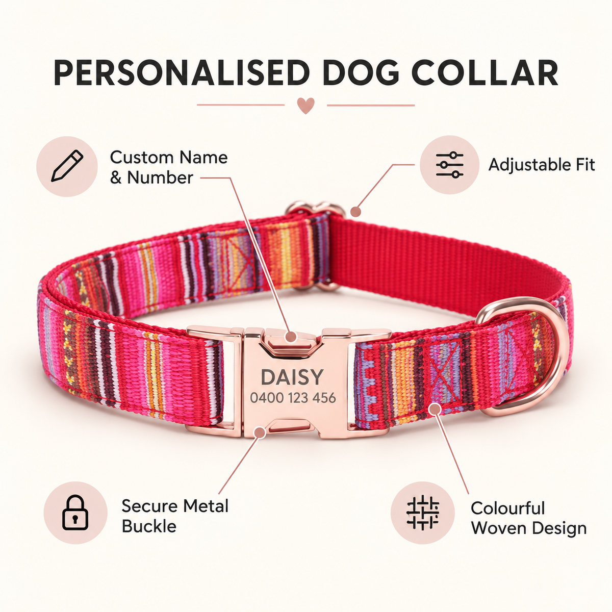 Crumpaw WanderPup Engraved Collar