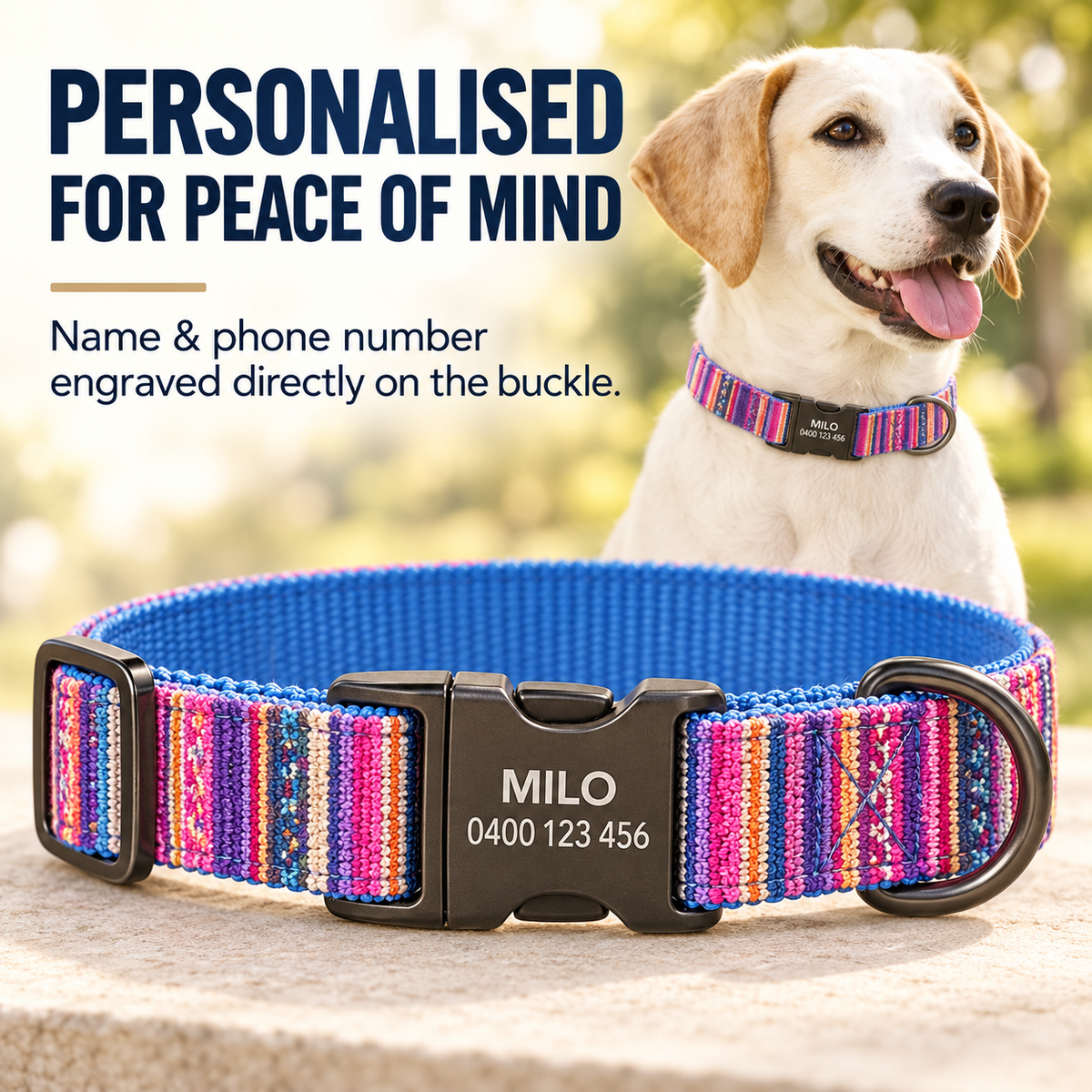 Crumpaw WanderPup Engraved Collar
