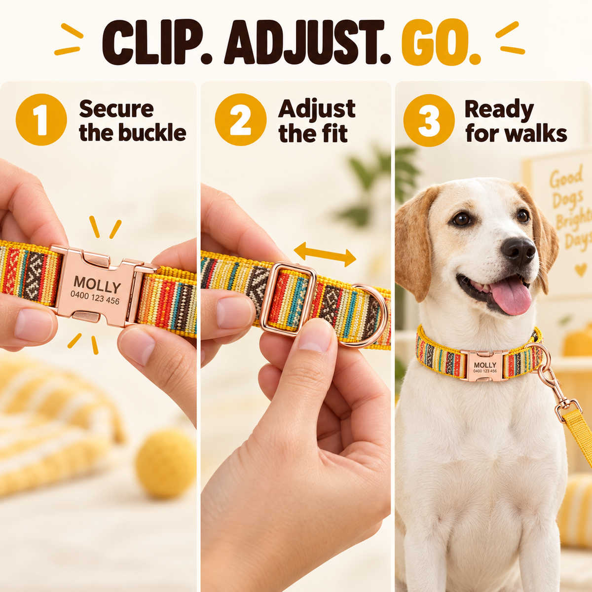 Crumpaw WanderPup Engraved Collar