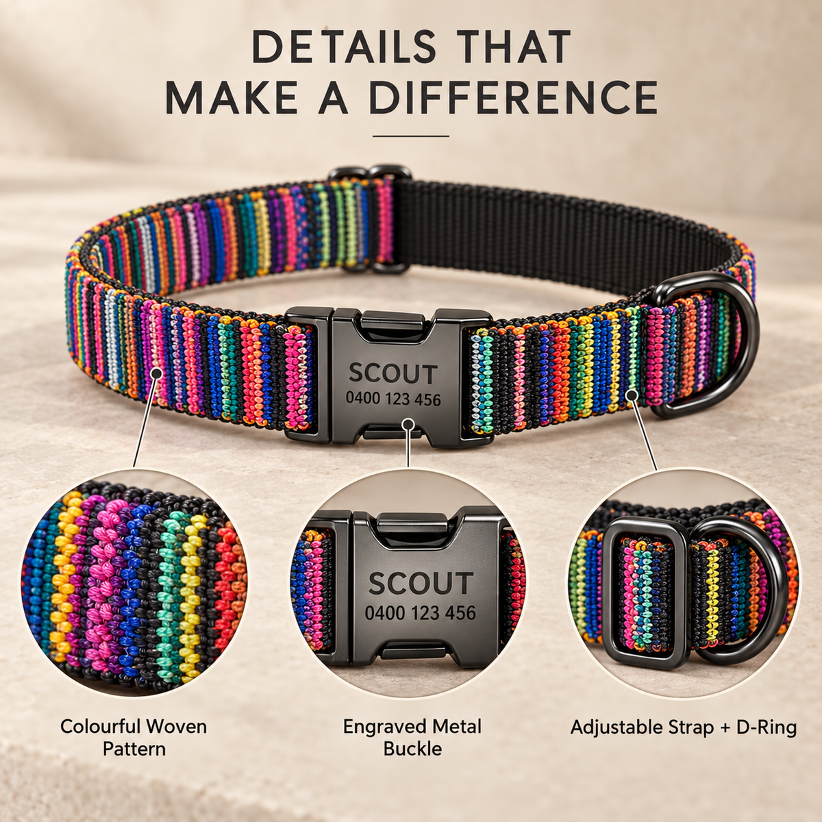 Crumpaw WanderPup Engraved Collar