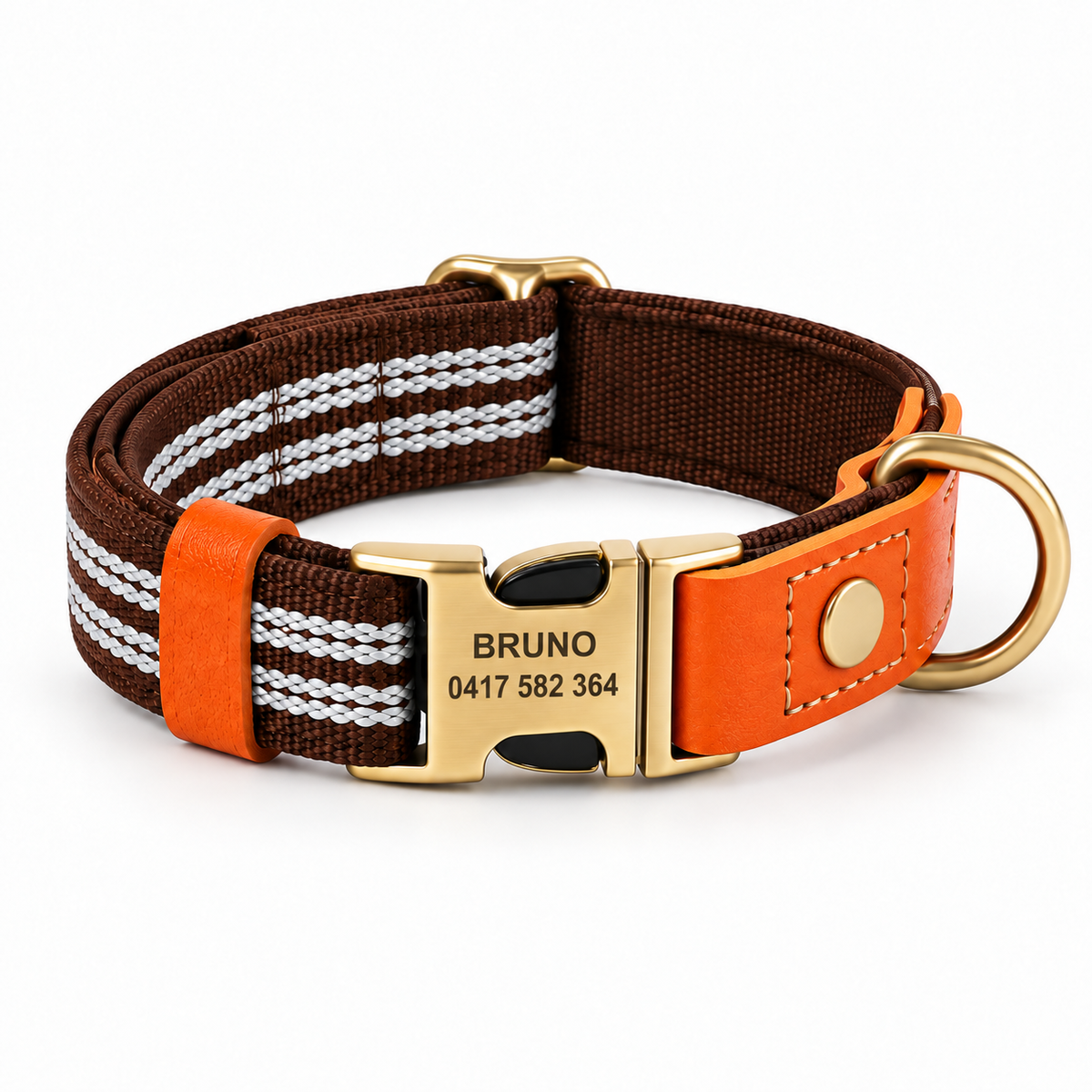 Personalisiertes reflektierendes Hundehalsband