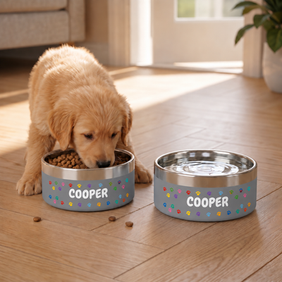 Crumpaw Pattern Dog Bowl