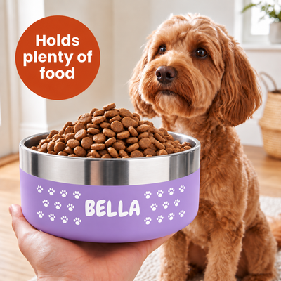 Crumpaw Pattern Dog Bowl
