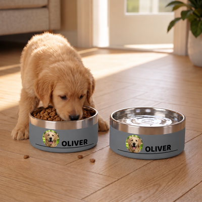 Crumpaw Photo Dog Bowl