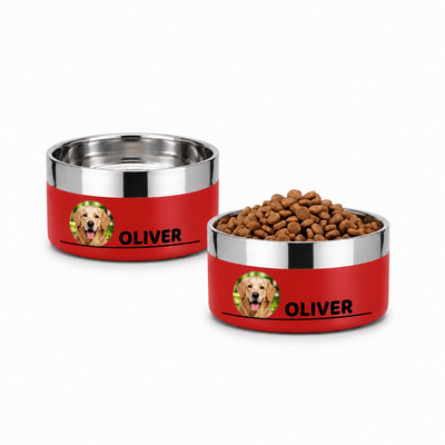 Crumpaw Photo Dog Bowl