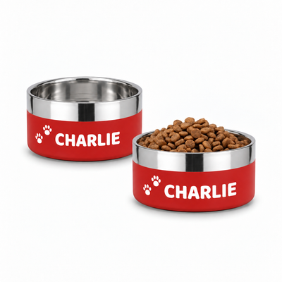 Crumpaw Nameplate Dog Bowl