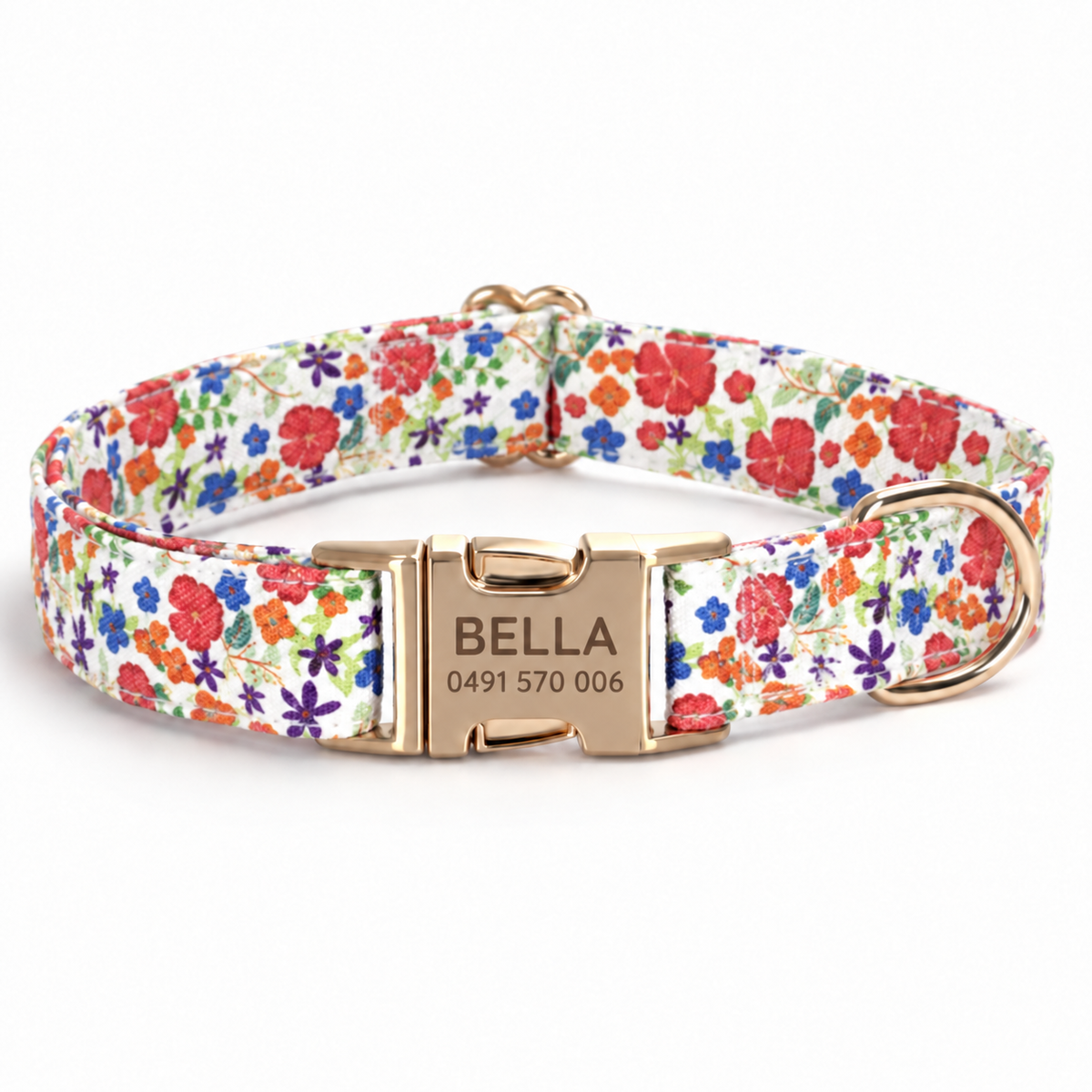 Graviertes Crumpaw BlossomPup-Halsband