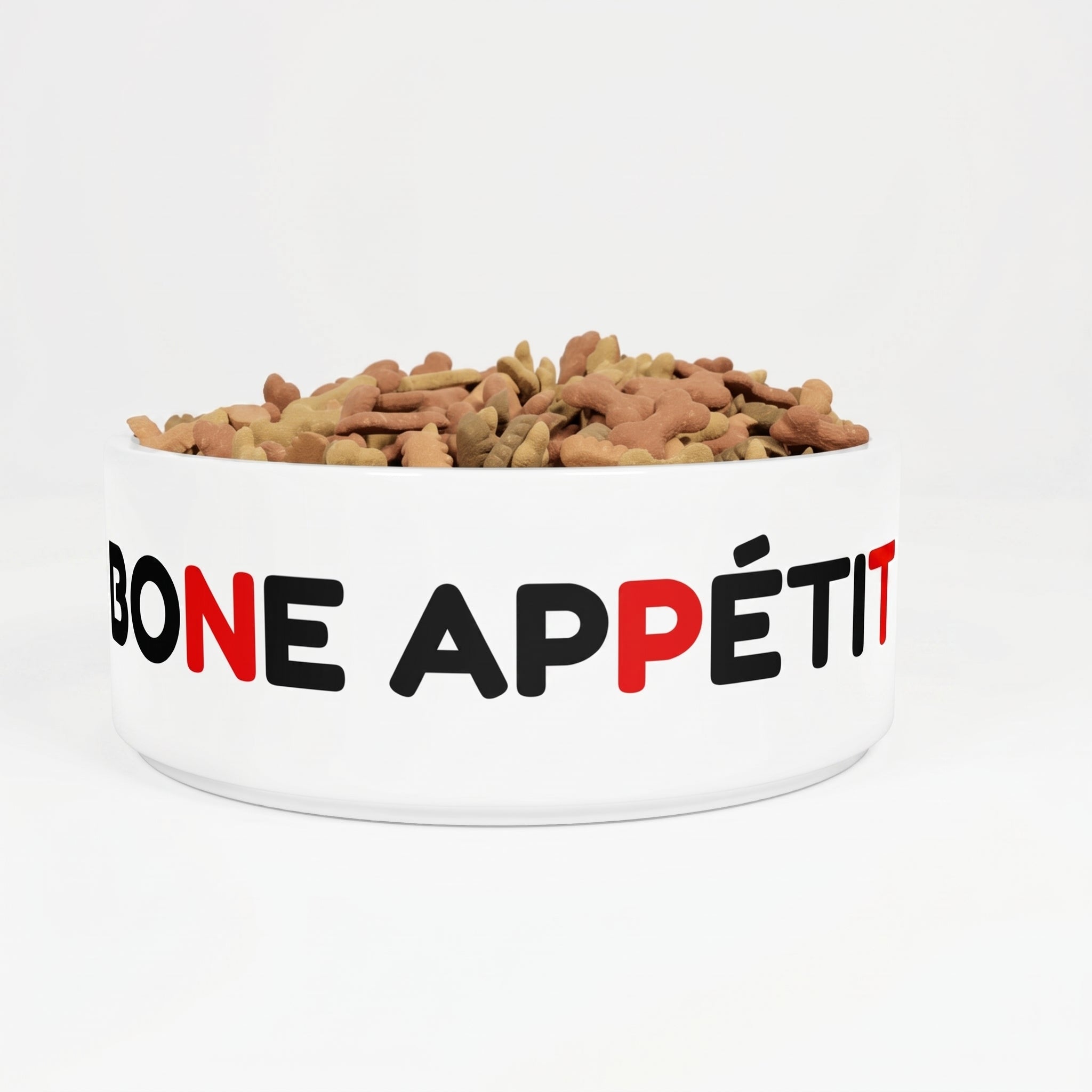 Crumpaw Bone Appétit Ceramic Dog Bowl - lifestyle shot