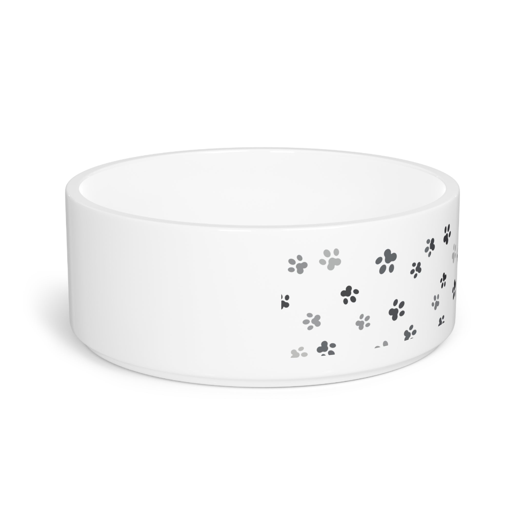 Crumpaw Mini Paws Ceramic Dog Bowl - top view