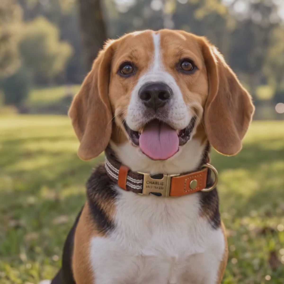 Personalisiertes reflektierendes Hundehalsband