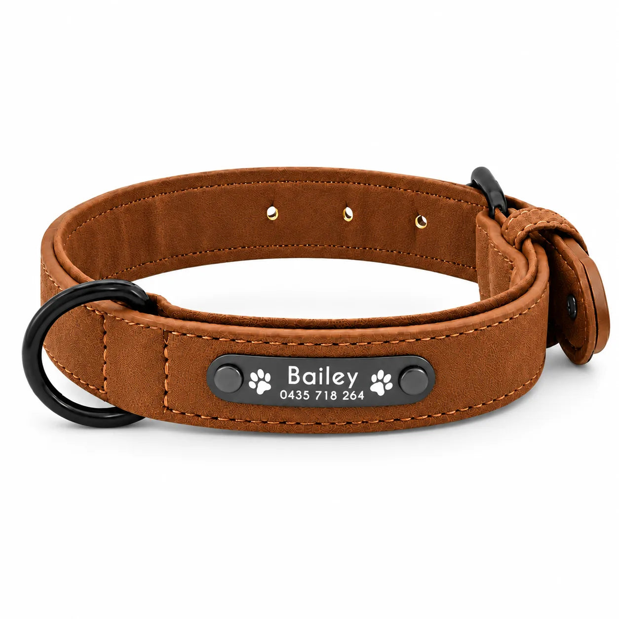 Brown collar